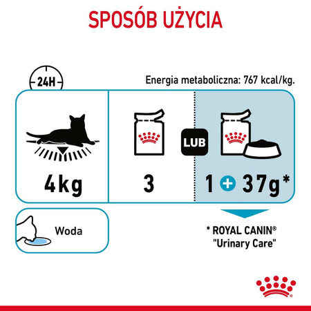 ROYAL CANIN Urinary Care 24x85g Karma Mokra Dla Kotów Ochrona Dolnych Dróg Moczowych Sos