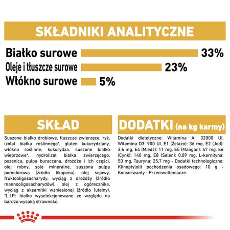 ROYAL CANIN Sphynx Adult 10kg karma sucha dla kotów dorosłych rasy sfinks