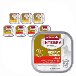 Animonda Integra Protect Urinary 8x100g Mokra Karma z Cielęciną i Kurczakiem Dla Kota Na Kamienie Struwitowe