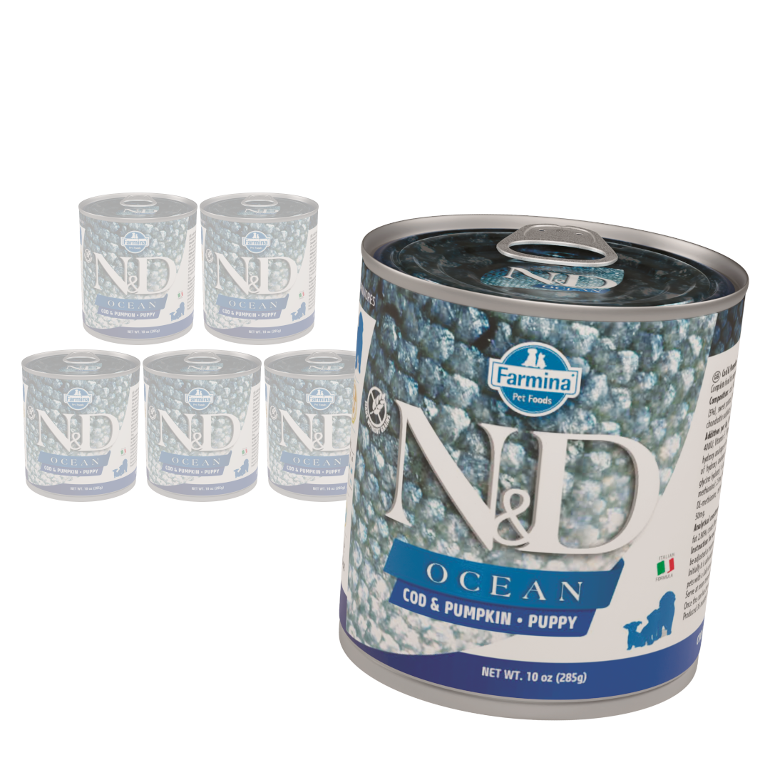 Farmina N&D Dog Ocean Cod Pumpkin Puppy Mokra Karma dla Szczeniąt Dorsz i Dynia