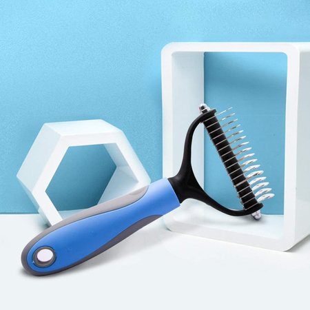 Trymer zgrzebło do kołtunów 7cm do usuwania martwego włosa psa i kota