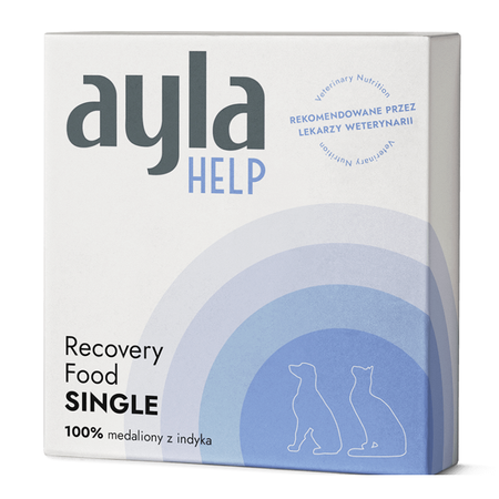 Ayla Help Recovery Food Single 38g Liofilizowany Przysmak Dla Psów I Kotów Medaliony Indycze