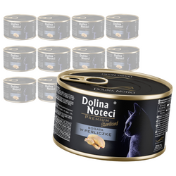 Dolina Noteci Premium Sterilised 12x185g Mokra Karma Dla Kota Po Sterylizacji Bogata w Perliczkę