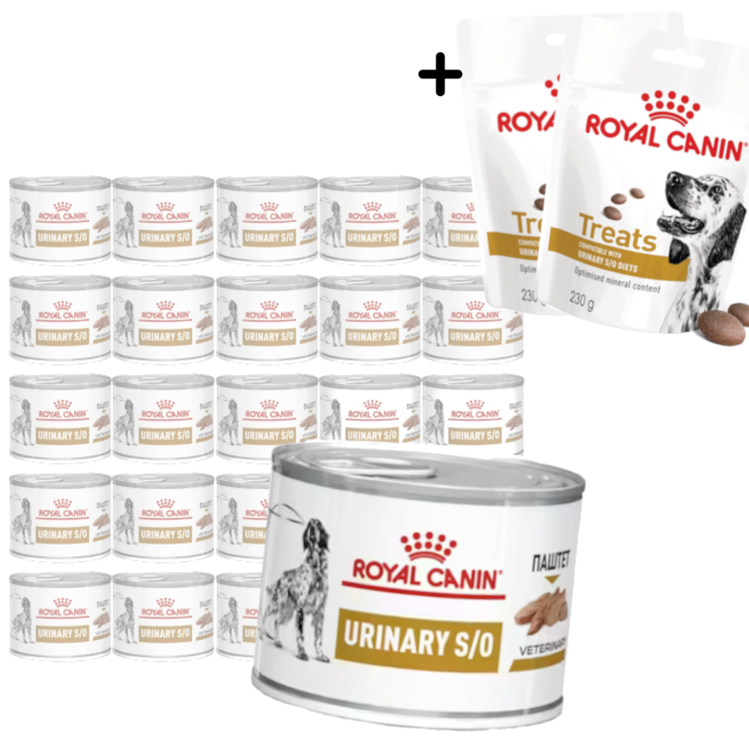 Royal Canin Veterinary Urinary S/O Loaf 6x200g Mokra Karma Pasztet Dla Psów Na Kamienie Struwitowe