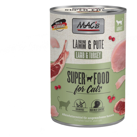 MAC's 6x400g Mokra Karma Dla Dorosłych Kotów Mix 6 Smaków