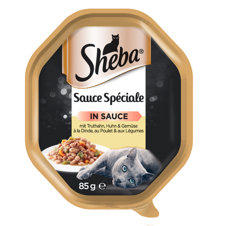 SHEBA Sauce Speciale 6x 85g Smaki Drobiowe - Pakiet Próbny #3