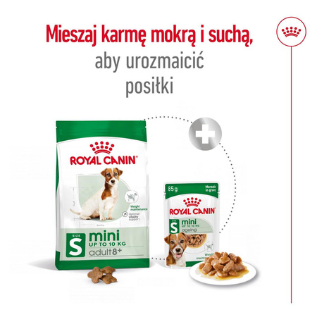 Royal Canin Mini Adult 8+ 2kg Karma Sucha Dla Psów Starszych Od 8 Do 12 Roku Życia Ras Małych