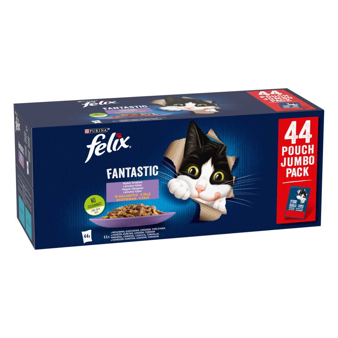 Felix Fantastic Wiejskie Smaki i Wybór Smaków Mokra Karma Dla Kota