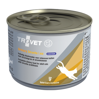 Trovet ASD Urinary Struvite 200g Mokra Karma Dietetyczna z Wieprzowiną i Kurczakiem Dla Dorosłych Kotów z Kamicą Nerkową
