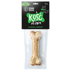 Przysmak Dla Psa John Dog Kość Do Żucia Z Dodatkiem Kaczki I Jabłka 12cm