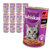 Whiskas Adult Mix Smaków 12x400g Mokra Karma Dla Dorosłych Kotów