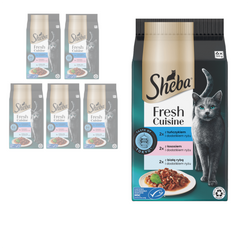 Sheba Fresh Cuisine Taste of Tokyo Saszetki 36x50g Mokra Karma Dla Dorosłych Kotów Tuńczyk Łosoś Biała Ryba Ryż