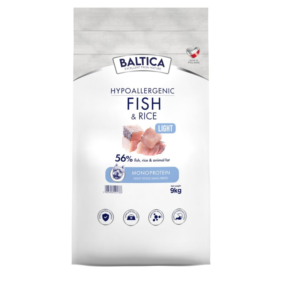 Baltica Adult Light Ryba z Ryżem Sucha Karma Dla Psów Miniaturowych i Małych Ras