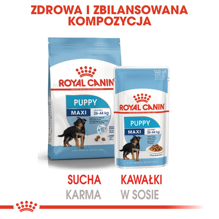 Royal Canin Maxi Puppy 15kg Karma Sucha Dla Szczeniąt Ras Dużych + Szampon VetExpert 250ml