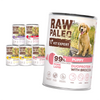 Raw Paleo Puppy Duoprotein Mix Smaków 6x400g Mokra Karma Dla Szczeniąt