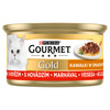 Purina Gourmet Gold z Wołowiną 48x85g Mokra Karma Dla Kota Kawałki w Sosie