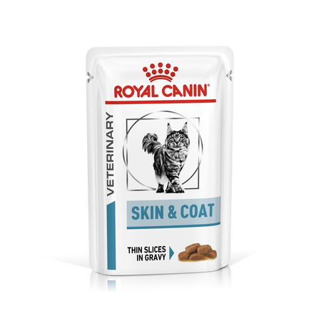 Royal Canin Feline Veterinary Skin&Coat karma mokra dla kotów dorosłych, dermatozy i zaburzenia okrywy włosowej