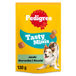 Pedigree Tasty Minis Chewy Cubes Z Kurczakiem 130g Przysmak dla psa
