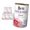 Brit Pate&Meat Mokra Karma Dla Psów z Jagnięciną Puszka 6x400g