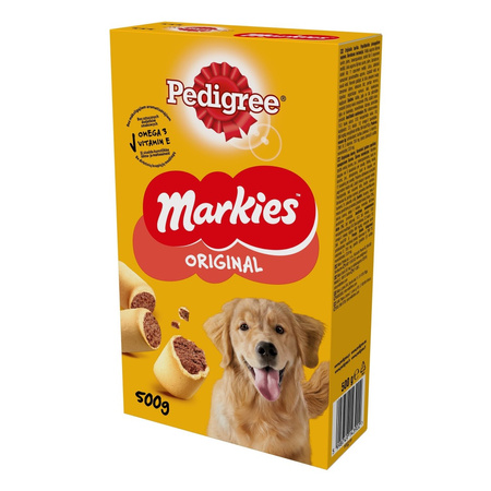 Pedigree Markies 2x500g Przysmak Dla Psa Kruche Ciasteczka Z Kością Szpikową