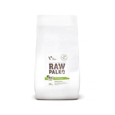 VetExpert RAW PALEO PUPPY MINI SIZE 16KG TURKEY - Sucha Karma z indykiem dla szczeniąt malych ras