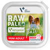 Raw Paleo Pate Mini Adult Mix Tacka 8x150g Mokra Karma Dla Psów Małych Ras z Wołowiną i Indykiem