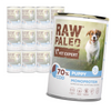 Raw Paleo Monoprotein Puppy 12x400g Mokra Karma Dla Szczeniąt z Dorszem