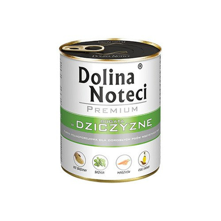 Dolina Noteci Premium Dziczyzna Mokra Karma Dla Psa 12x800g