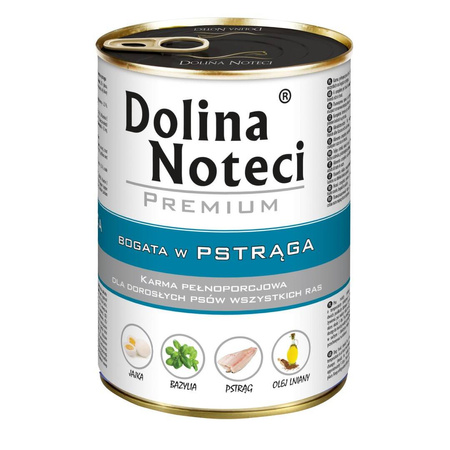 Dolina Noteci Premium Mokra Karma Dla Psa Mix 10 Smaków Drób Ryba Dziczyzna 40x400g