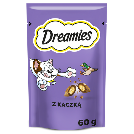 Dreamies 470g Chrupiące Przysmaki Dla Kota Z Kremowym Nadzieniem Mix 8 Smaków