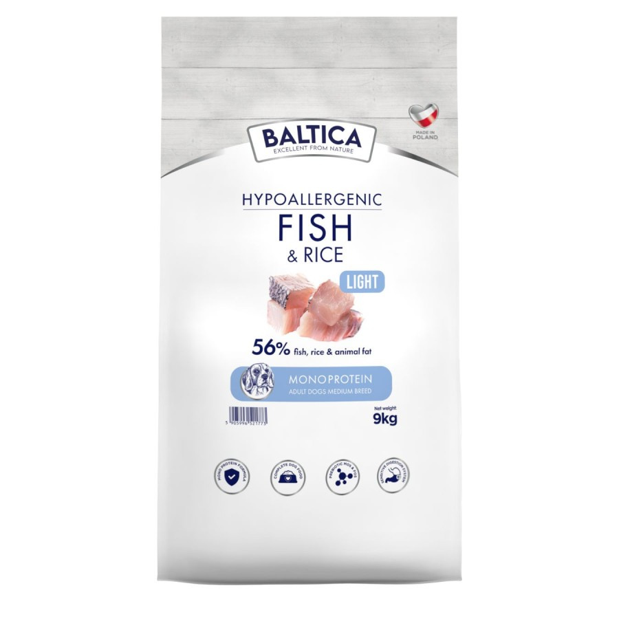 Baltica Adult Light Hipoalergiczna Sucha Karma Dla Psów Średnich Ras
