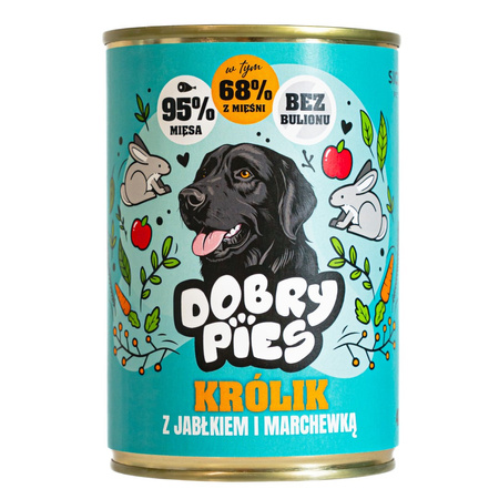 Dobry Pies 24x400g Mokra Karma Dla Dorosłych Psów Wszystkich Ras Mix 6 Smaków