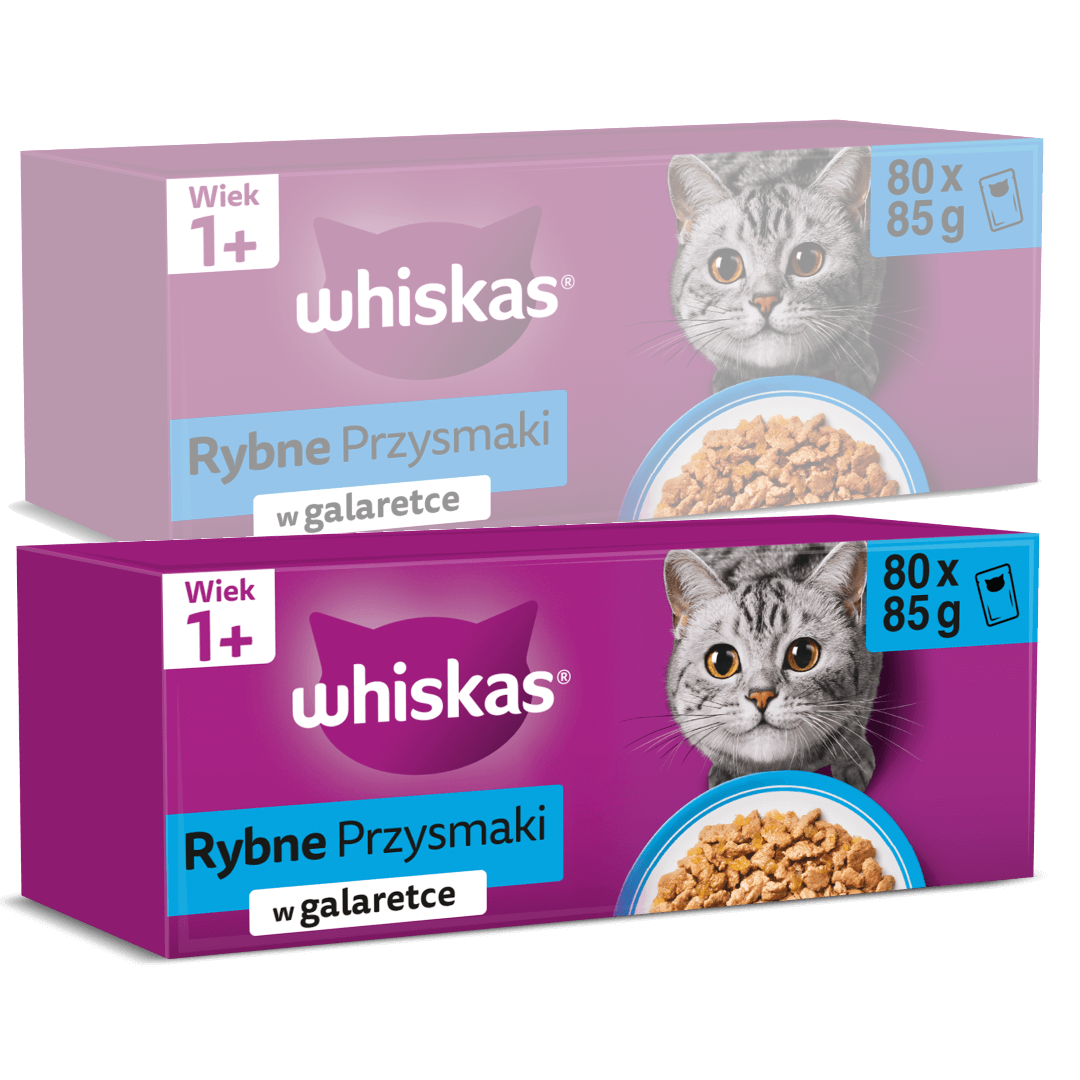 Whiskas Adult Mokra Karma Dla Kota Rybne Przysmaki W Galaretce