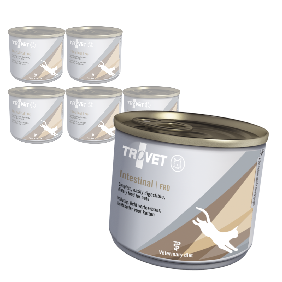 Trovet Intestinal FRD Dietetyczna Mokra Karma z Kurczakiem i Łososiem Dla Kotów