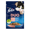 Purina Felix Fantastic Duo Mokra Karma Dla Kota Z Łososiem I Sardynką W Galaretce 12x85g