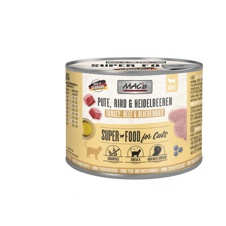 MAC's 12x200g Mokra Karma Dla Dorosłych Kotów Mix 3 Smaków