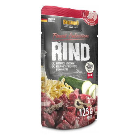 Belcando Finest Selection Mokra Karma Dla Psa Wołowina z Kluskami i Cukinią 12x125g