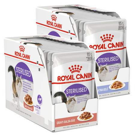 Royal Canin FHN Sterilised W Sosie i Galaretce 24x85g Mokra Karma Dla Kotów Sterylizowanych