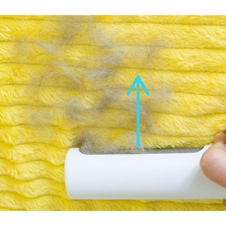 Szczotka Do Czyszczenia Ubrań Tapicerki z Sierści Błękitna