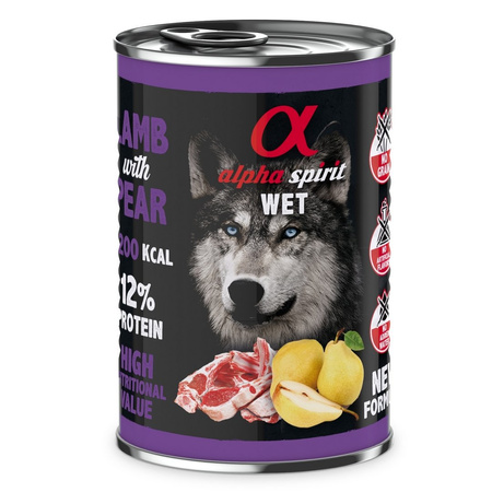 Alpha Spirit Mix 8 Smaków 16x400g Bezzbożowa Mokra Karma Dla Psów
