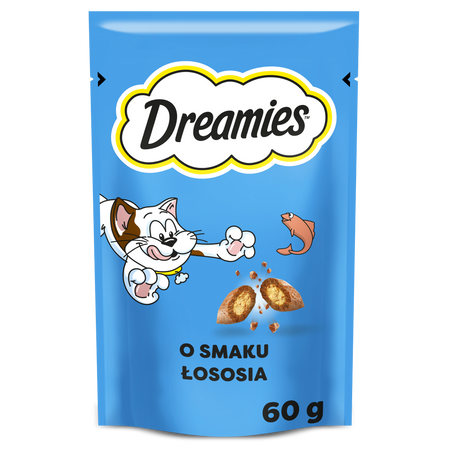 Dreamies 470g Chrupiące Przysmaki Dla Kota Z Kremowym Nadzieniem Mix 8 Smaków
