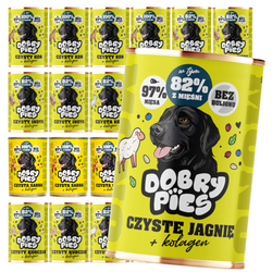 Dobry Pies Mono 24x400g Monoproteinowa Mokra Karma Dla Dorosłych Psów Z Alergią I Nietolerancją Pokarmową Mix 6 Smaków Z Kolagenem