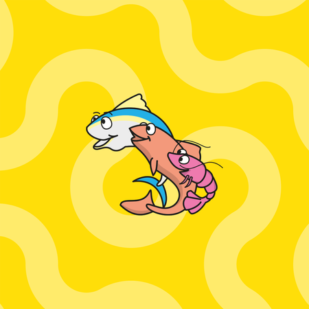 Dreamies Shake Ups Multivitamins 6x55g Przysmak Dla Kota z Owocami Morza o Smaku Łososia Tuńczyka i Krewetek