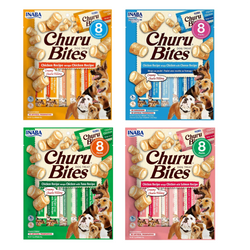 Inaba Dog Churu Bites Chicken Wraps 4x96g Przysmak dla Psa Mix Smaków