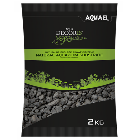 Aquael Żwir Bazaltowy 2-4 mm 2kg Naturalne Podłoże Akwarystyczne
