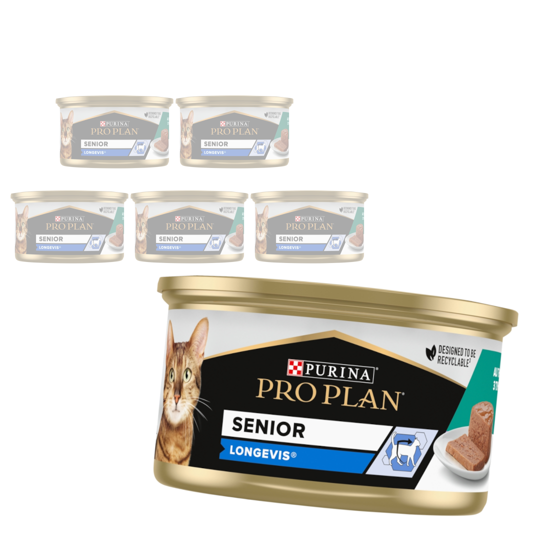 Purina Pro Plan Senior Longevis Mokra Karma Dla Starszych Kotów Mus Z Tuńczykiem