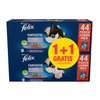 Felix Fantastic Mokra Karma Dla Kota Wybór Smaków W Galaretce 44x85g + 44x85g GRATIS Wołowina Kurczak Łosoś Tuńczyk