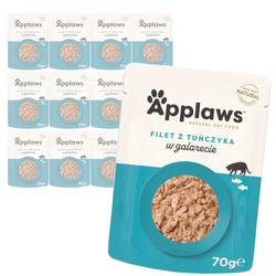 Applaws Cat Mokra Karma Dla Kota 12x70g Filet z Tuńczyka w Galaretce