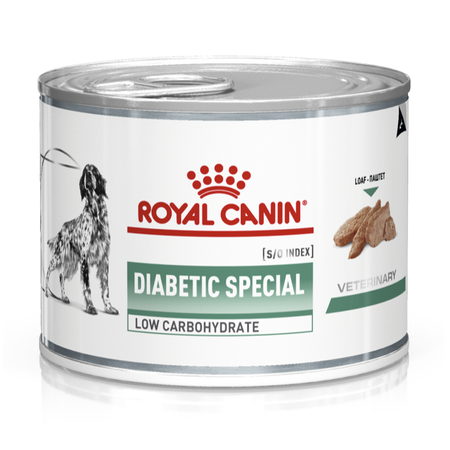 Royal Canin Veterinary VHN Dog Diabetic Low Carbohydrate S/O Loaf 6x195g Mokra Karma Pasztet Dla Psów Kontrola Cukru