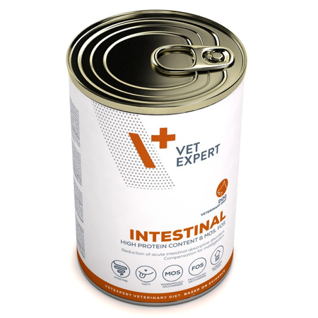 Vet Expert Intestinal Mokra Karma Weterynaryjna Dla Psa Z Jagnięciną 6x400g Zaburzenia Trawienia